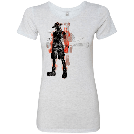 T-Shirts Heather White / Small Fire fist Women's Triblend T-Shirt