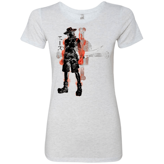 T-Shirts Heather White / Small Fire fist Women's Triblend T-Shirt
