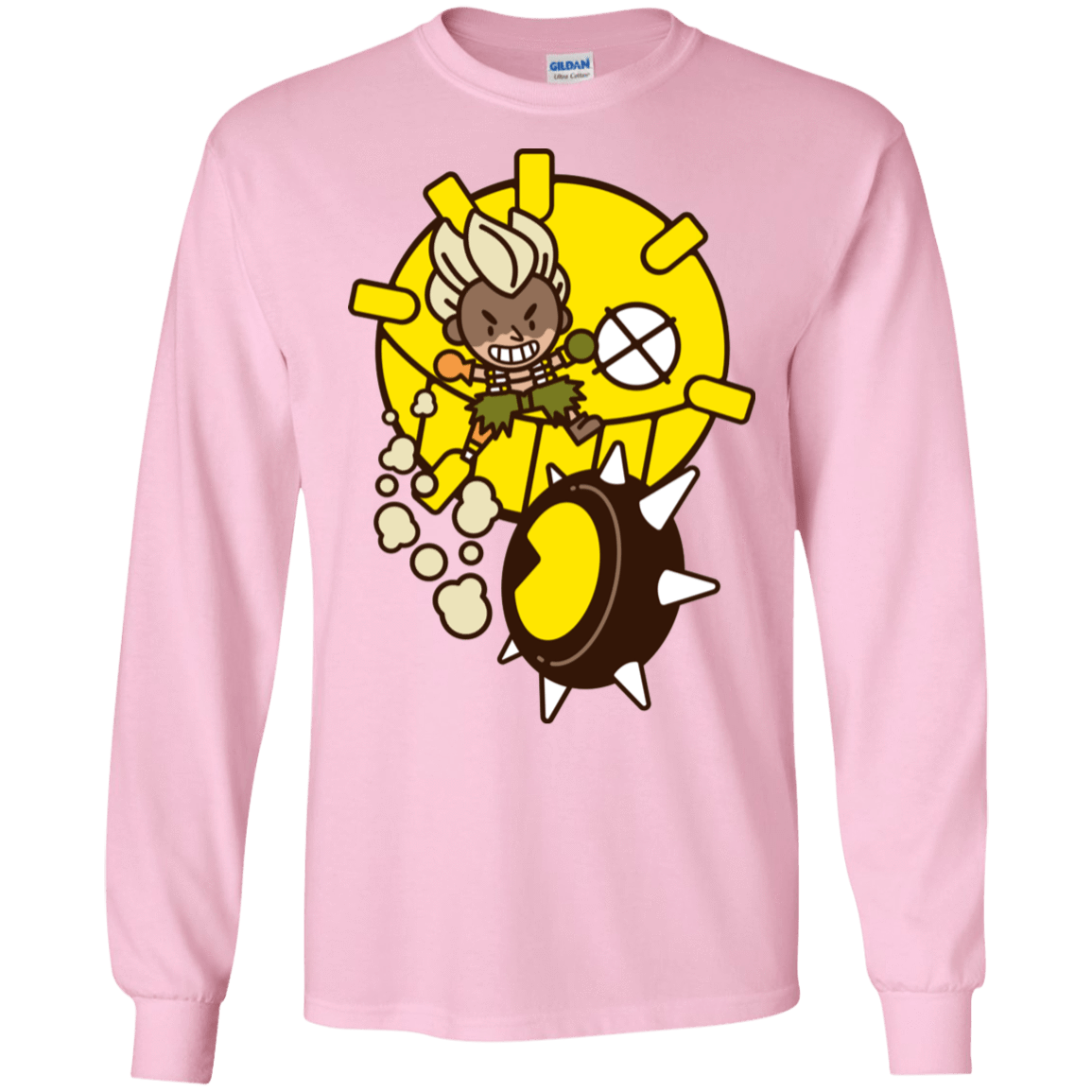 T-Shirts Light Pink / S Fire in the Hole Men's Long Sleeve T-Shirt