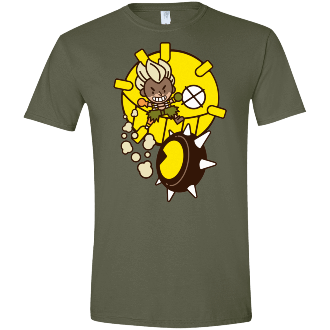 T-Shirts Military Green / S Fire in the Hole Men's Semi-Fitted Softstyle