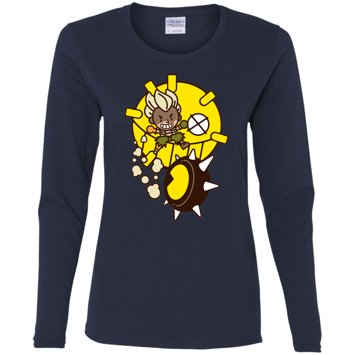 T-Shirts Navy / S Fire in the Hole Women's Long Sleeve T-Shirt