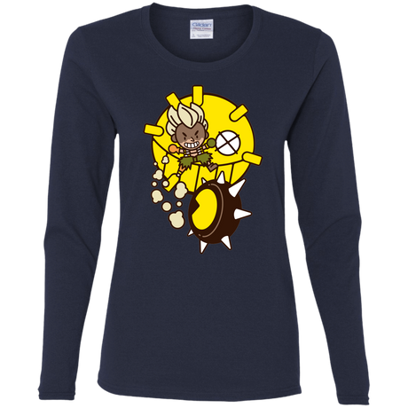 T-Shirts Navy / S Fire in the Hole Women's Long Sleeve T-Shirt