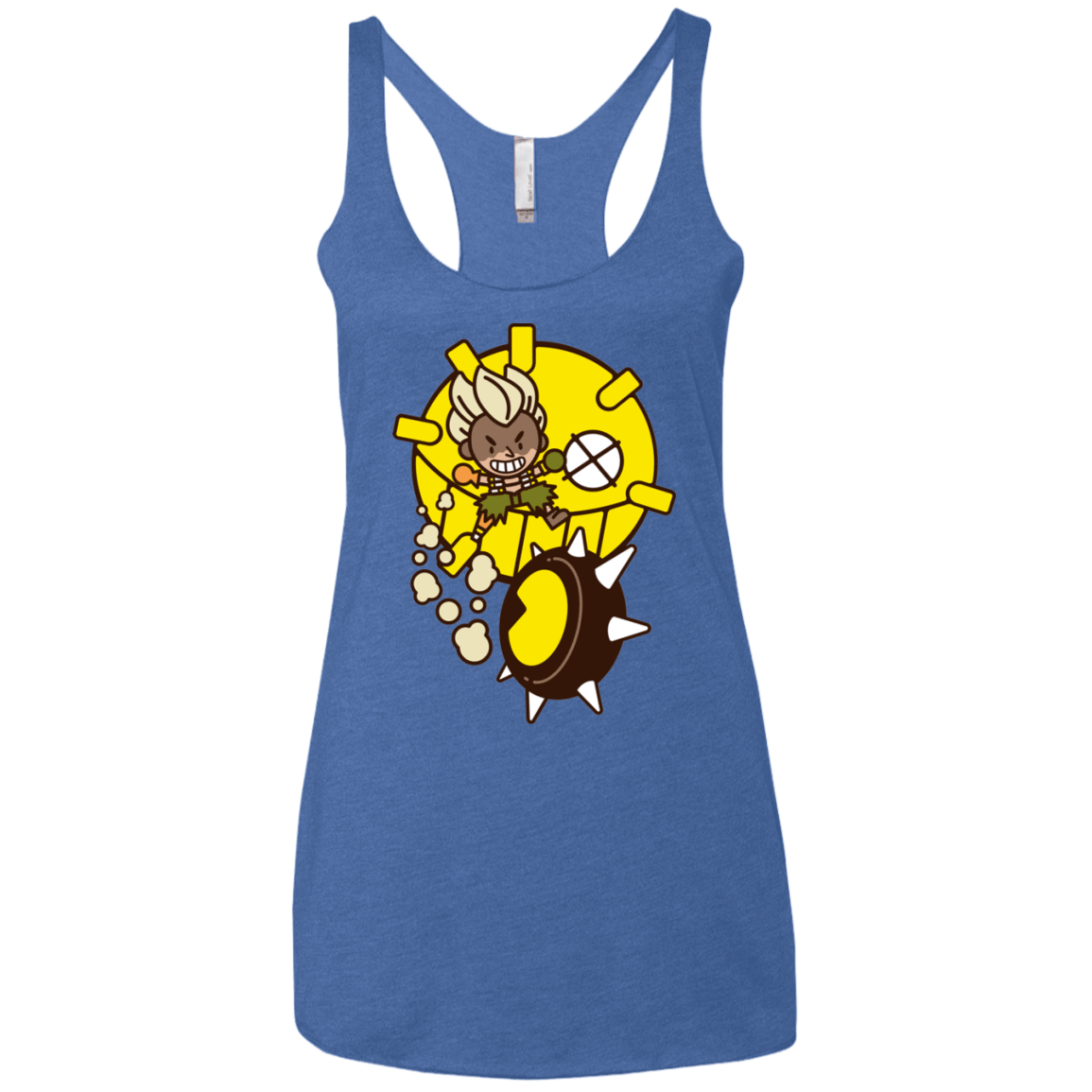 T-Shirts Vintage Royal / X-Small Fire in the Hole Women's Triblend Racerback Tank