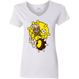 T-Shirts White / S Fire in the Hole Women's V-Neck T-Shirt