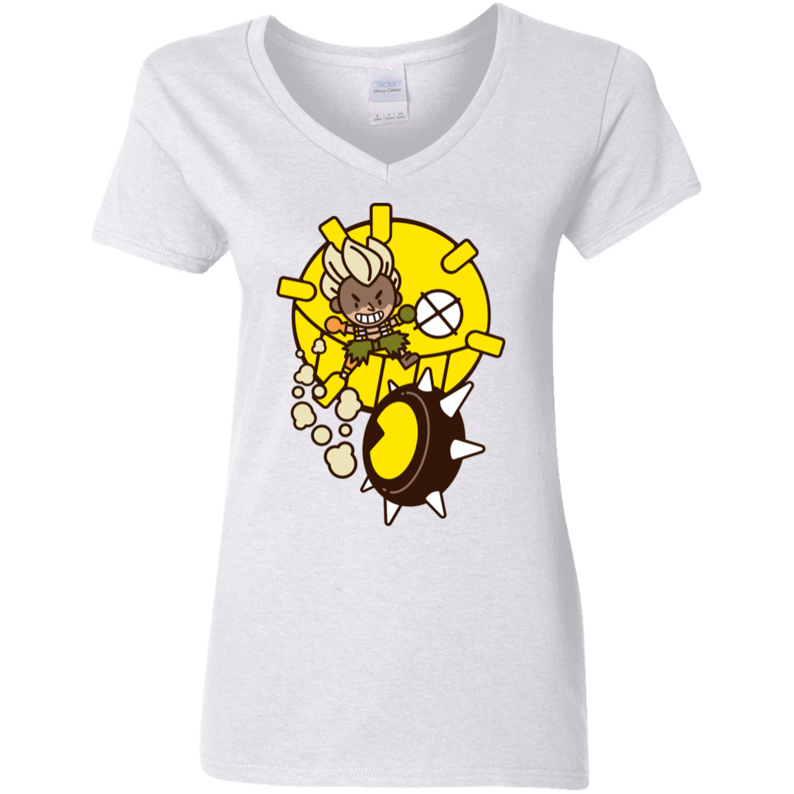 T-Shirts White / S Fire in the Hole Women's V-Neck T-Shirt