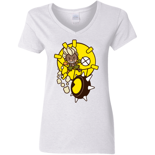 T-Shirts White / S Fire in the Hole Women's V-Neck T-Shirt