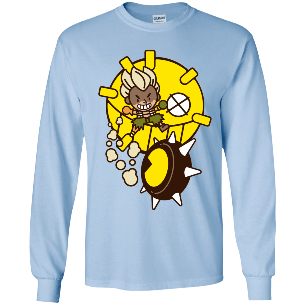 T-Shirts Light Blue / YS Fire in the Hole Youth Long Sleeve T-Shirt