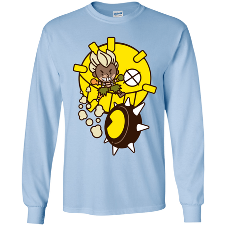 T-Shirts Light Blue / YS Fire in the Hole Youth Long Sleeve T-Shirt