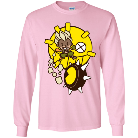 T-Shirts Light Pink / YS Fire in the Hole Youth Long Sleeve T-Shirt