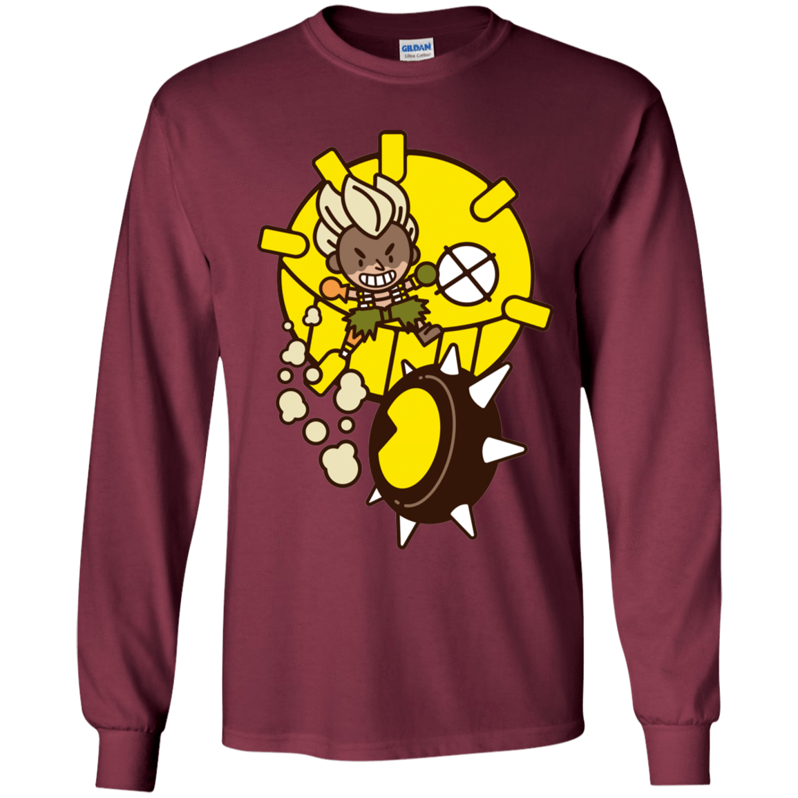 T-Shirts Maroon / YS Fire in the Hole Youth Long Sleeve T-Shirt