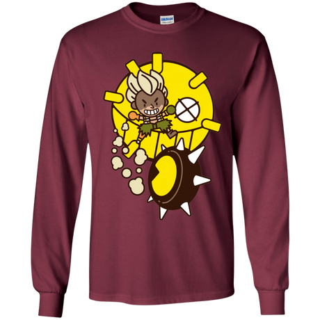 T-Shirts Maroon / YS Fire in the Hole Youth Long Sleeve T-Shirt