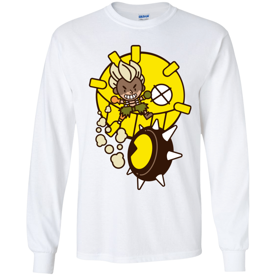 T-Shirts White / YS Fire in the Hole Youth Long Sleeve T-Shirt