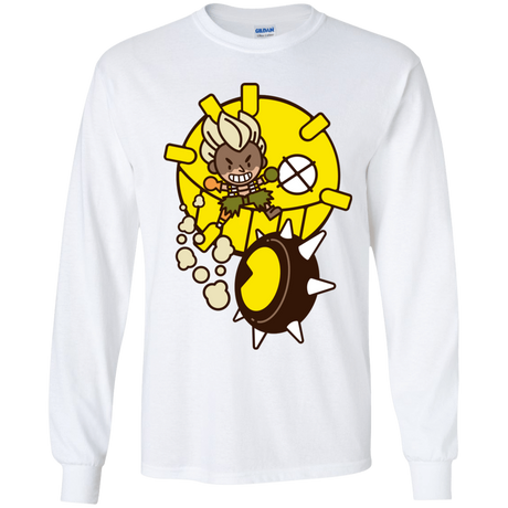 T-Shirts White / YS Fire in the Hole Youth Long Sleeve T-Shirt