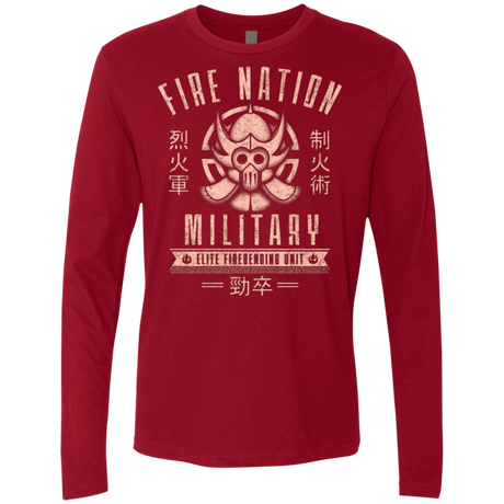 T-Shirts Cardinal / Small Fire is Fierce Men's Premium Long Sleeve