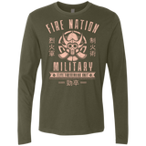 T-Shirts Military Green / Small Fire is Fierce Men's Premium Long Sleeve