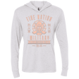 T-Shirts Heather White / X-Small Fire is Fierce Triblend Long Sleeve Hoodie Tee