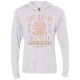 T-Shirts Heather White / X-Small Fire is Fierce Triblend Long Sleeve Hoodie Tee