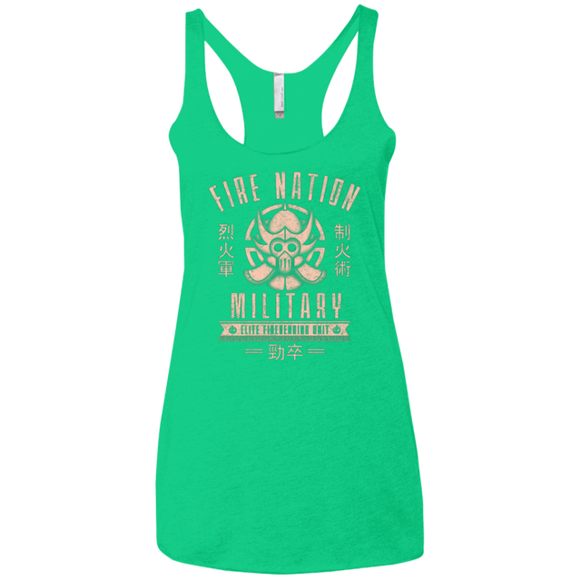 T-Shirts Envy / X-Small Fire is Fierce Women's Triblend Racerback Tank