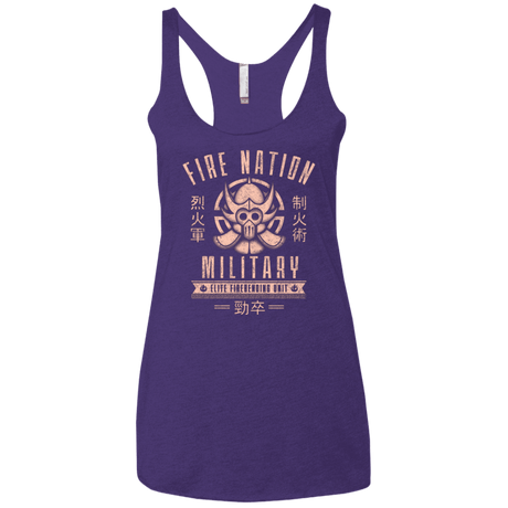 T-Shirts Purple / X-Small Fire is Fierce Women's Triblend Racerback Tank