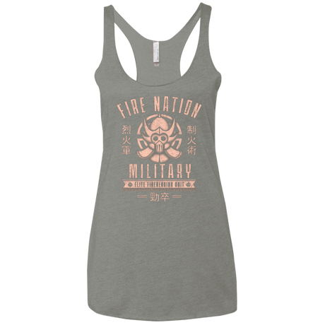 T-Shirts Venetian Grey / X-Small Fire is Fierce Women's Triblend Racerback Tank