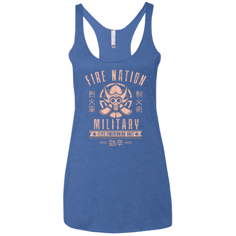 T-Shirts Vintage Royal / X-Small Fire is Fierce Women's Triblend Racerback Tank