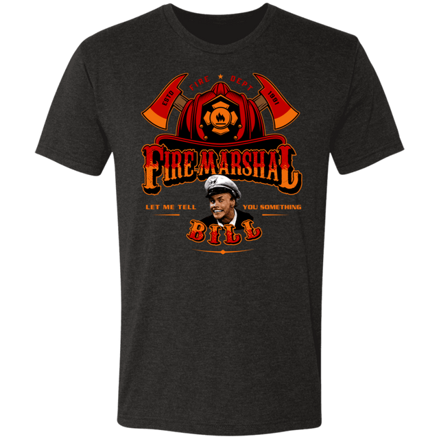 T-Shirts Vintage Black / S Fire Marshal Bill Men's Triblend T-Shirt