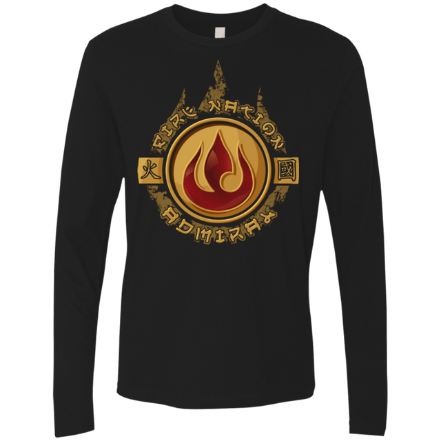 T-Shirts Black / Small Fire Nation Admiral Men's Premium Long Sleeve