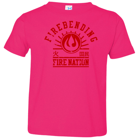 T-Shirts Hot Pink / 2T Fire Nation Toddler Premium T-Shirt