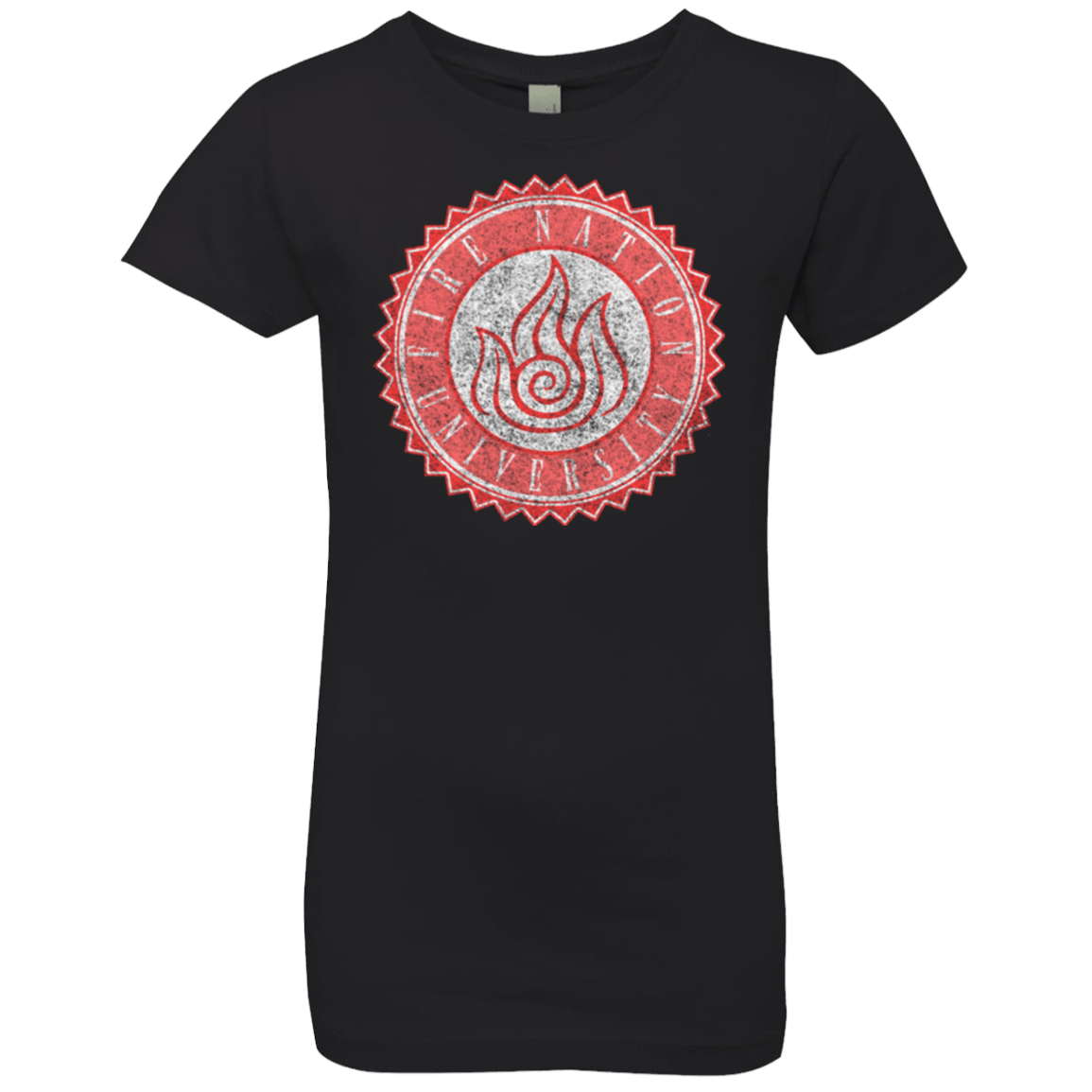 T-Shirts Black / YXS Fire Nation Univeristy Girls Premium T-Shirt