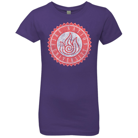 T-Shirts Purple Rush / YXS Fire Nation Univeristy Girls Premium T-Shirt