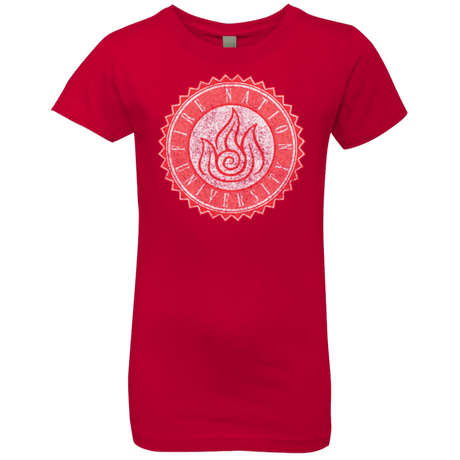 T-Shirts Red / YXS Fire Nation Univeristy Girls Premium T-Shirt
