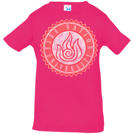 T-Shirts Hot Pink / 6 Months Fire Nation Univeristy Infant PremiumT-Shirt