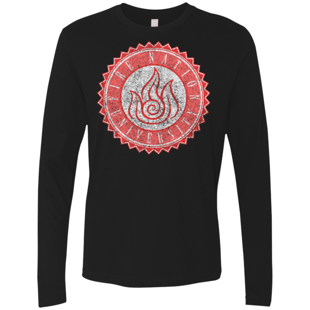 T-Shirts Black / Small Fire Nation Univeristy Men's Premium Long Sleeve