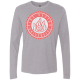T-Shirts Heather Grey / Small Fire Nation Univeristy Men's Premium Long Sleeve