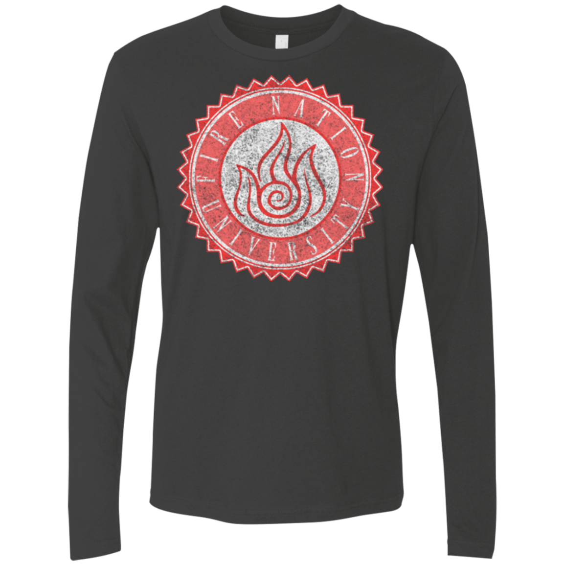 T-Shirts Heavy Metal / Small Fire Nation Univeristy Men's Premium Long Sleeve