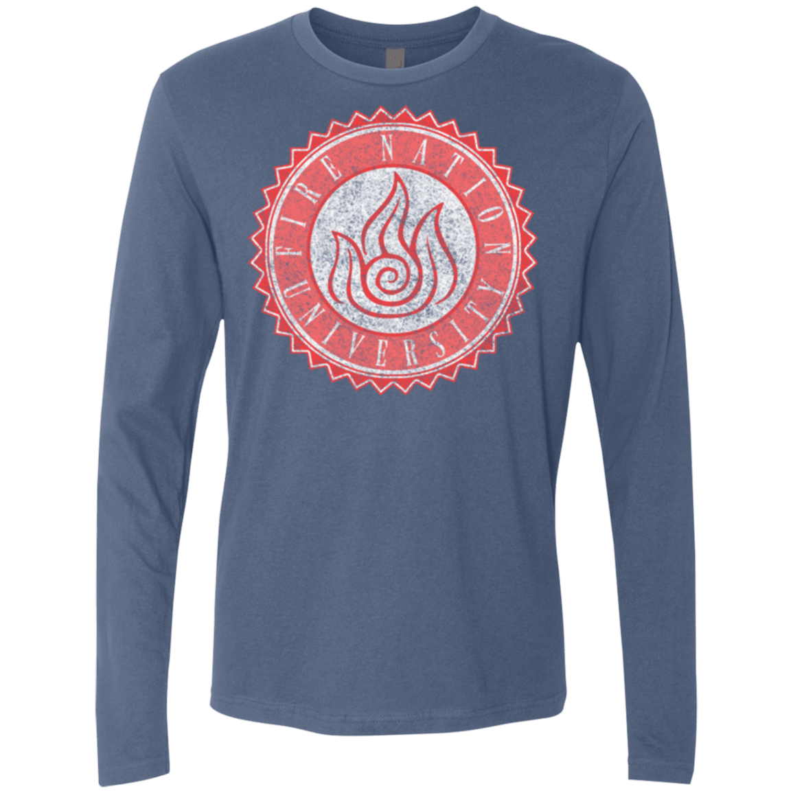 T-Shirts Indigo / Small Fire Nation Univeristy Men's Premium Long Sleeve
