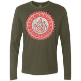 T-Shirts Military Green / Small Fire Nation Univeristy Men's Premium Long Sleeve