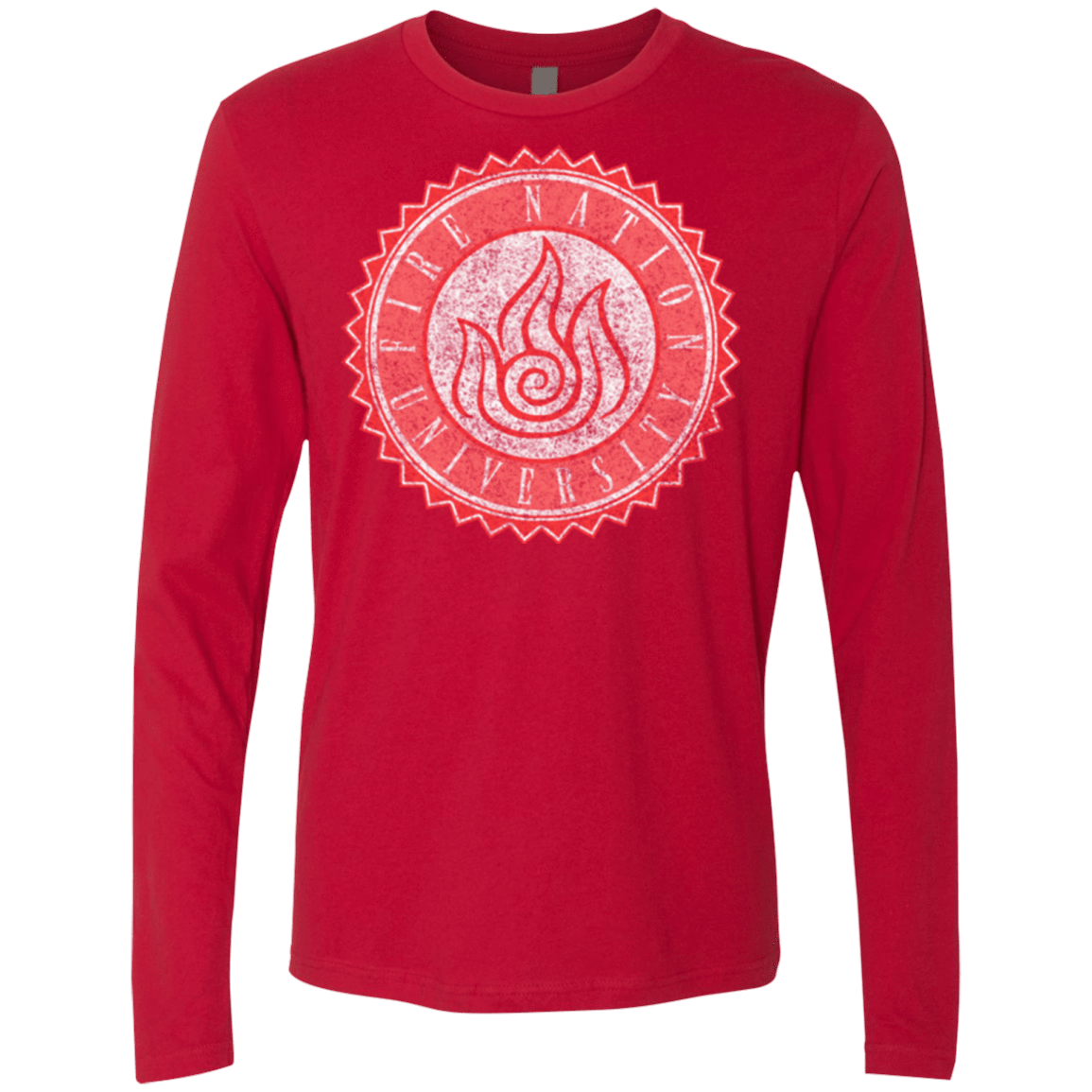 T-Shirts Red / Small Fire Nation Univeristy Men's Premium Long Sleeve