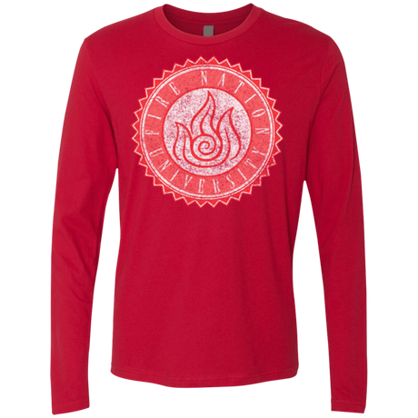 T-Shirts Red / Small Fire Nation Univeristy Men's Premium Long Sleeve
