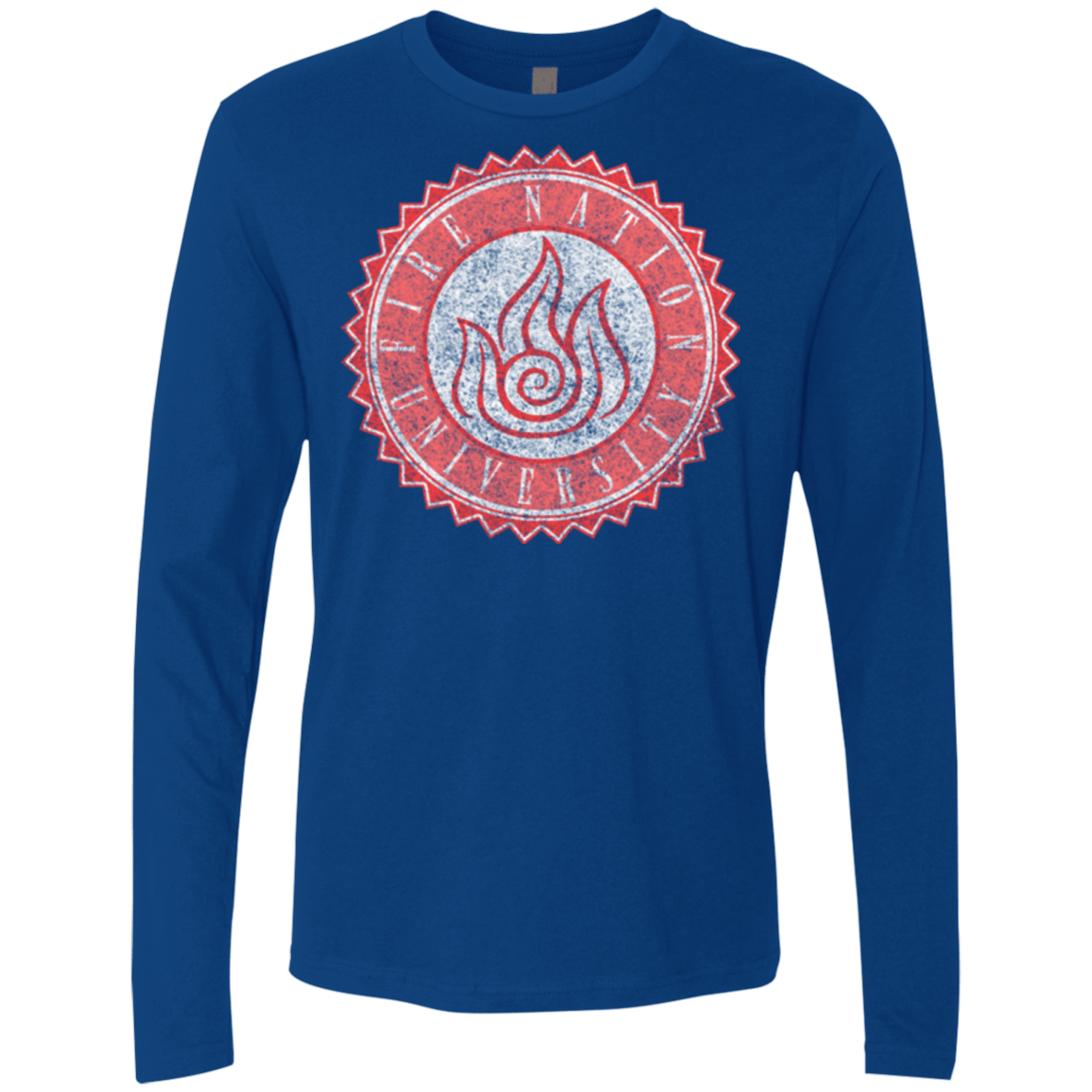 T-Shirts Royal / Small Fire Nation Univeristy Men's Premium Long Sleeve