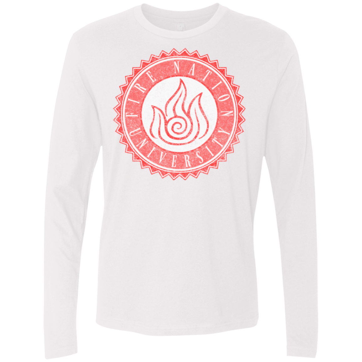T-Shirts White / Small Fire Nation Univeristy Men's Premium Long Sleeve