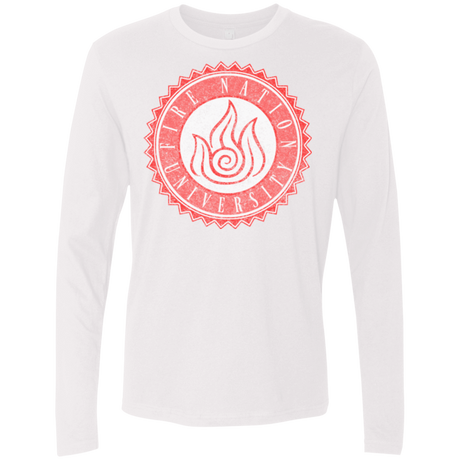 T-Shirts White / Small Fire Nation Univeristy Men's Premium Long Sleeve
