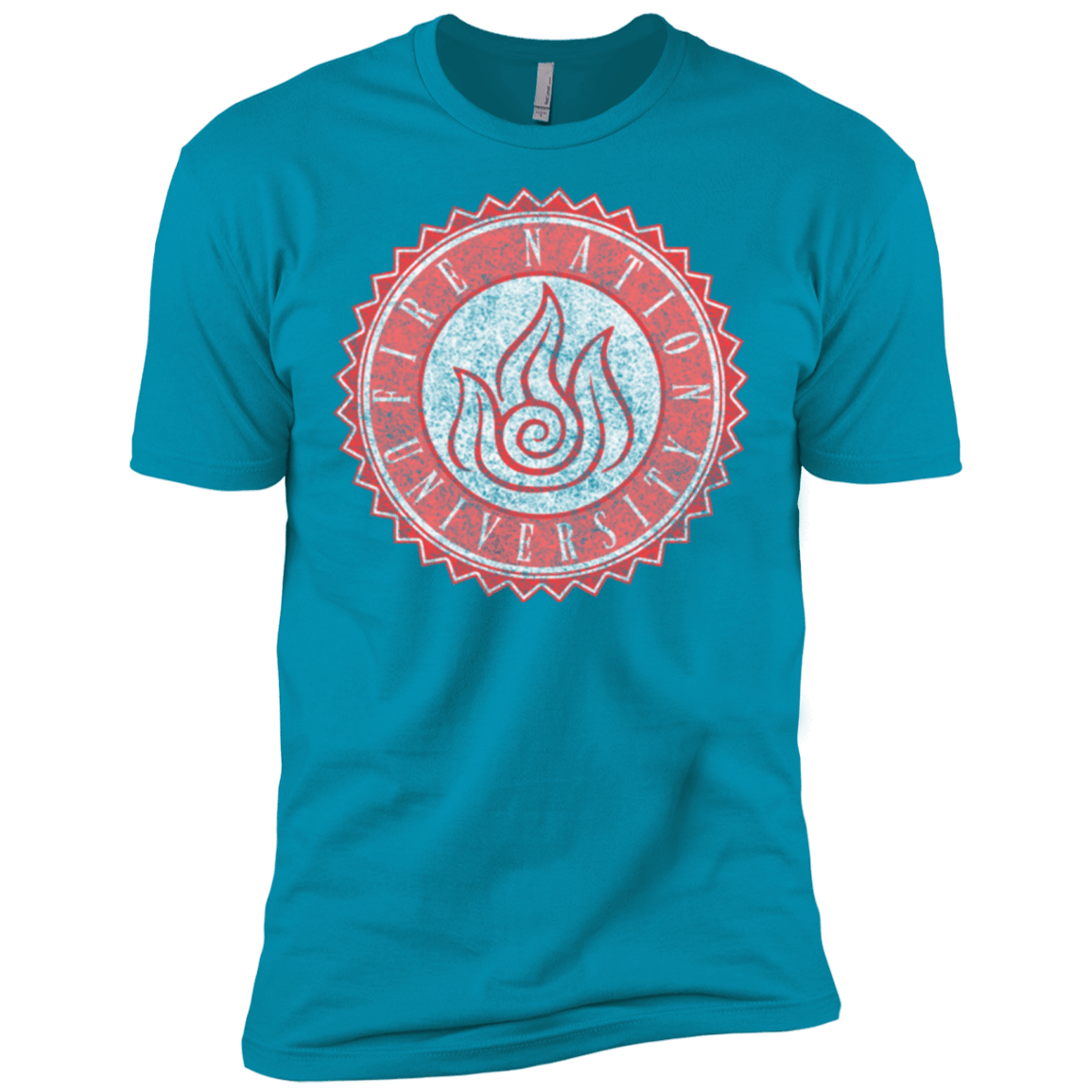 T-Shirts Turquoise / X-Small Fire Nation Univeristy Men's Premium T-Shirt