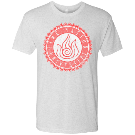 T-Shirts Heather White / Small Fire Nation Univeristy Men's Triblend T-Shirt