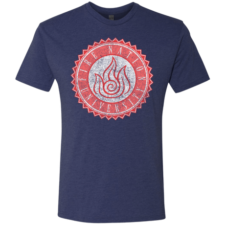 T-Shirts Vintage Navy / Small Fire Nation Univeristy Men's Triblend T-Shirt