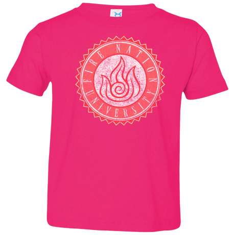 T-Shirts Hot Pink / 2T Fire Nation Univeristy Toddler Premium T-Shirt