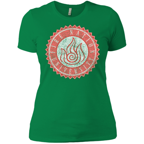 T-Shirts Kelly Green / X-Small Fire Nation Univeristy Women's Premium T-Shirt