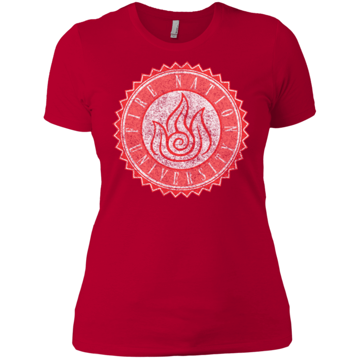 T-Shirts Red / X-Small Fire Nation Univeristy Women's Premium T-Shirt