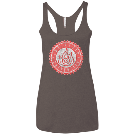 T-Shirts Macchiato / X-Small Fire Nation Univeristy Women's Triblend Racerback Tank