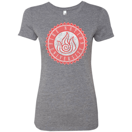 T-Shirts Premium Heather / Small Fire Nation Univeristy Women's Triblend T-Shirt
